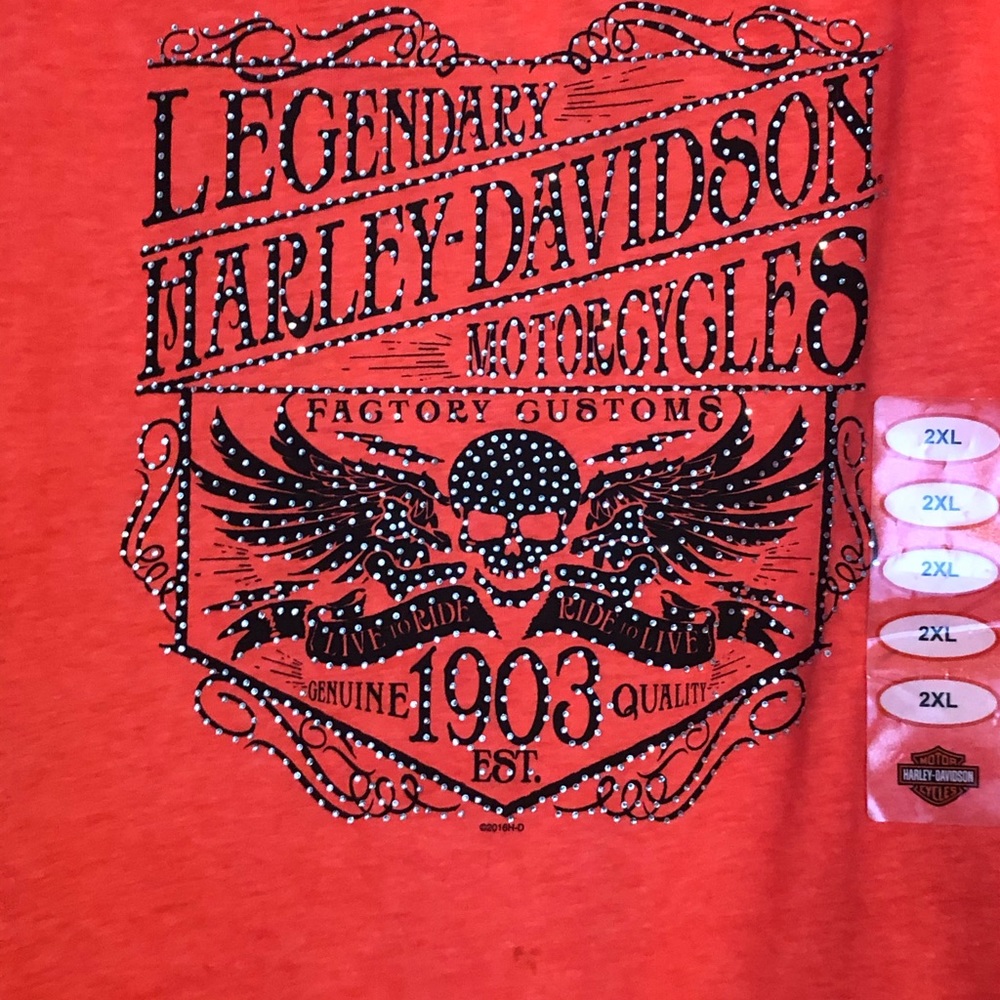 Harley-Davidson Ladies Bling T. 2x